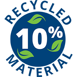 10% Recycled Material